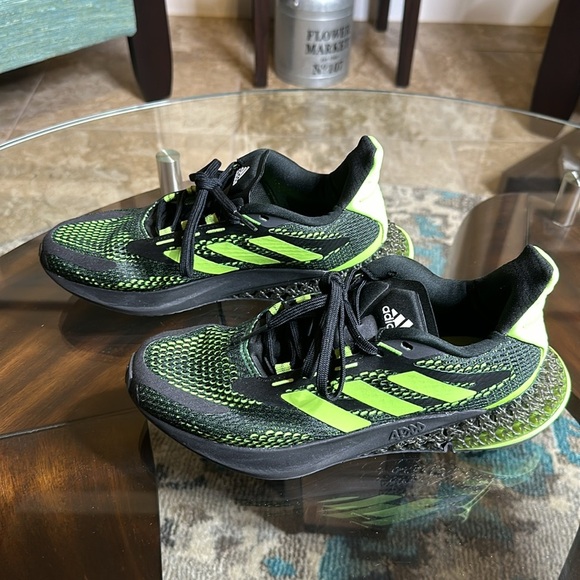 Adidas 4DFWD Pulse Shoes in neon green and black Size 7 men 8.5‎ women - Picture 6 of 14